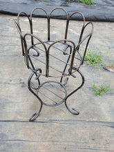 20" Wrought Iron Round Tall Henry Plant Holder