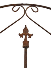 Iron Upside Down Trellis with Welded Stakes on Bottom