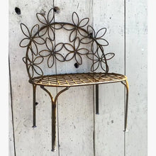 Wrought Iron Small Wrought Iron Daisey Bench