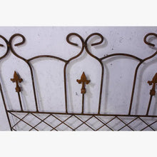 Vintage Style Fence X's & 3 Finial Fence Outdoor Edging
