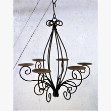 Exterior Simple Wrapped with Twisted Wire Chandelier