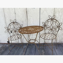 Child Size Grid Top Daisy Table with 2 Chairs