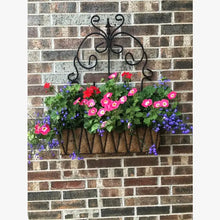Solid Iron with 3 Arrow French Wall Basket