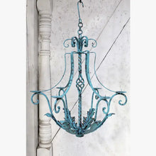 Iron Naples Candle Chandelier Decor