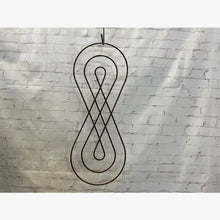 Hanging Metal Figure 8 Infinity Loop Decoration