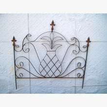 Wrought Iron Pineapple Fence Fancy Welcome Style