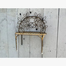Wrought Iron Small Wrought Iron Daisey Bench