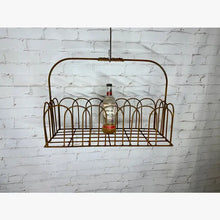 Wrought Iron Rectangle Basket with Handle Planter Basket