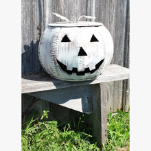 Metal Pumpkin with Lift Top