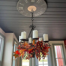 Exterior Simple Wrapped with Twisted Wire Chandelier