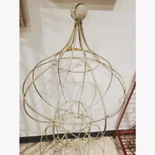 Wrought Iron Double Topiary with Ball on Top Obelisk