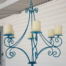 Wrought Iron Elegant Candelabra with Ball Bottom