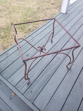 SIDE TABLE 25inches x 25inches  WITH TIN TOP
