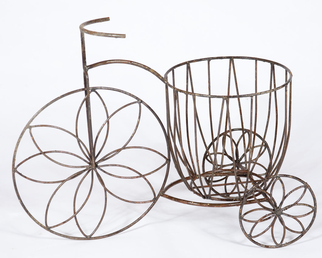 FLOWER TRIKE WITH DEEP BASKET
19”h x 24”w x 10”d