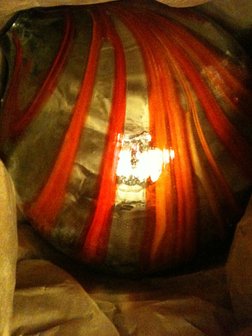 Hand Blown Gazing Ball 12