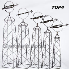 Solid Steel Set of 5 Sundial Topiaries
57"h, 63"h, 66"h, 72"h, 79"h