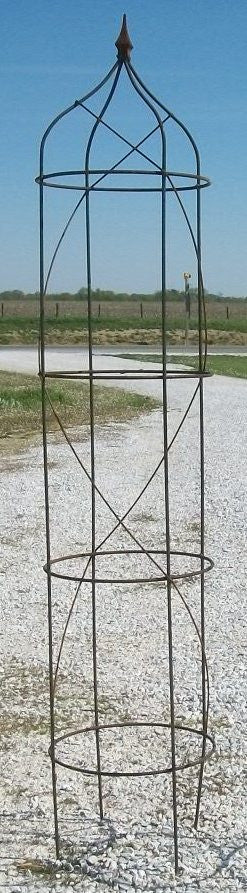 XXLG Solid Steel Rose Topiary