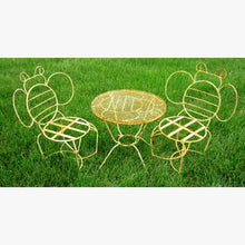 Wrought Iron Exterior Bee Side Table