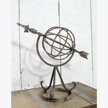 Wrought Iron Pedestal Top Sundial for Garden, Home & Office