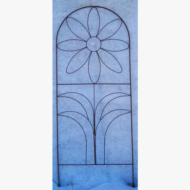Wrought Iron Flower Trellis Plant Support