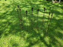 9 finial Curved Fence