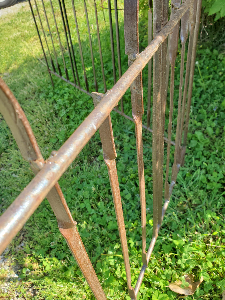 Flat Bar Fence – Garden Iron and More