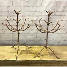 Wrought Iron Mini Jewelry Tree Table Top Wire Style