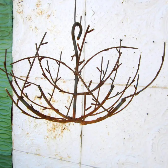 Hanging Branch Tree with Loop on Top – Garden Iron and More