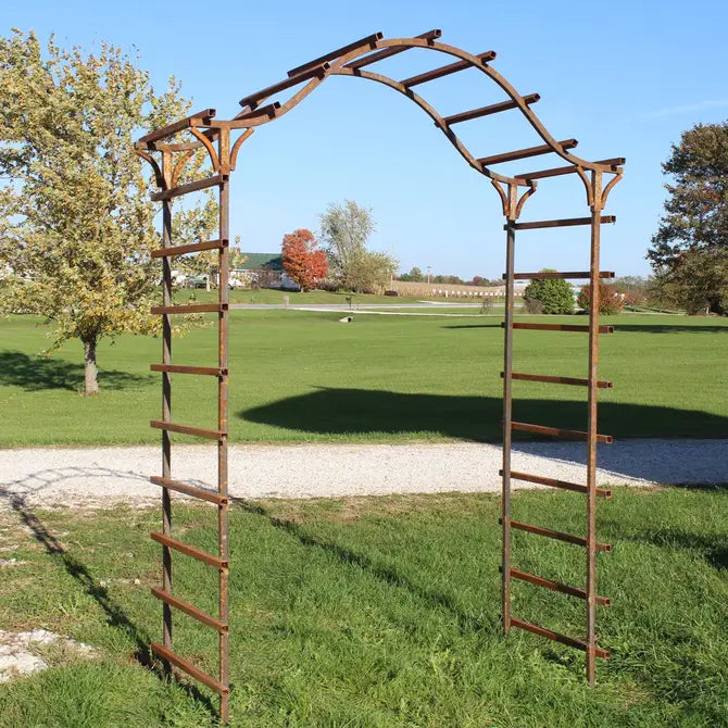 Bowed Top Tunnel Arch with 9 Cross Bars & Bars on the Sides
