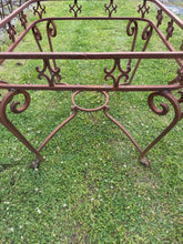 Heavy Solid Iron Square Table
