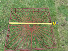 Iron 32” Square Sunburst Table