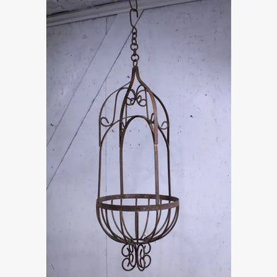 Solid Steel Victorian Hanging Basket