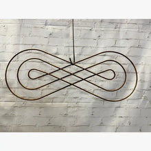 Hanging Metal Figure 8 Infinity Loop Decoration