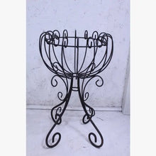Fancy Wrought Iron Penny Plant Stand Decorative Container