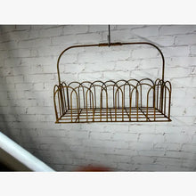 Wrought Iron Rectangle Basket with Handle Planter Basket