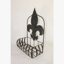 Wrought Iron Flat Tin Wall Basket Decorative Basket
