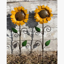 Painted Sunflower on Stake