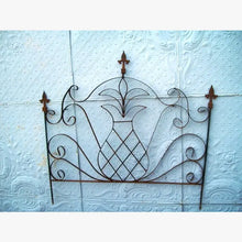 Wrought Iron Pineapple Fence Fancy Welcome Style