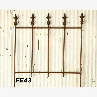 5 Finial Fence Simple Iron Plain