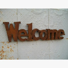 Bight & Colorful Welcome Sign 47" Long x 12" Tall