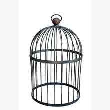 Wrought Iron Bird Cage Style Obelisk with Decorative Sphere