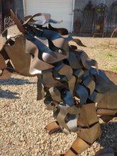 3D Metal Lion Statue