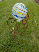 Simple Hand Forged 10inch Gazing Ball with Stand