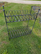 Vintage Black RECTANGLE Planter