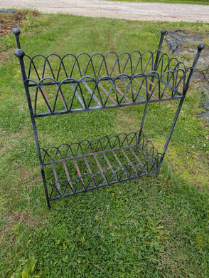 Vintage Black RECTANGLE Planter