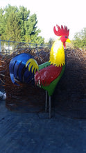 11ft Giant Painted Rooster