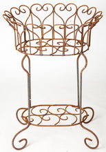 29" Wrought Helen Heart Plant Stand