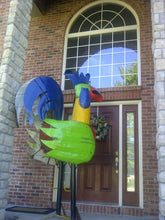 98"H Giant Painted Rooster