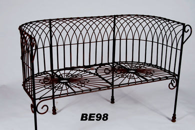 ANTIQUE FRENCH WIRE BENCH
