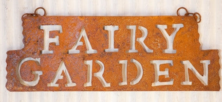 Fairy Garden Hanging Sign